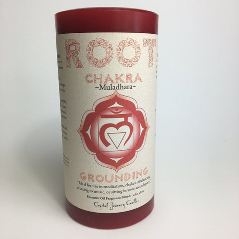 Root Chakra - Pillar Candle - Dragon Herbarium
