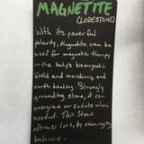 Lodestone, magnetite octahedrons