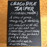 Crocodile Jasper (kambaba)