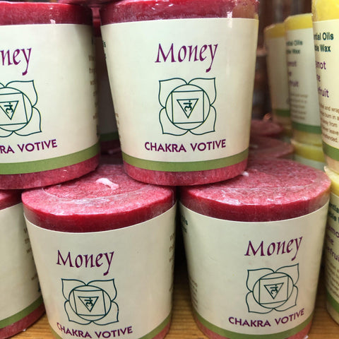 Money Chakra Votive Candles