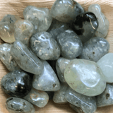 Prehnite with Epidote Tumbles