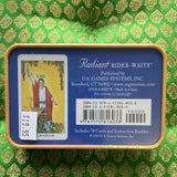 Radiant Rider-Waite Tarot in a tin