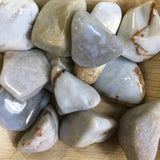 Blue Chalcedony Tumbles